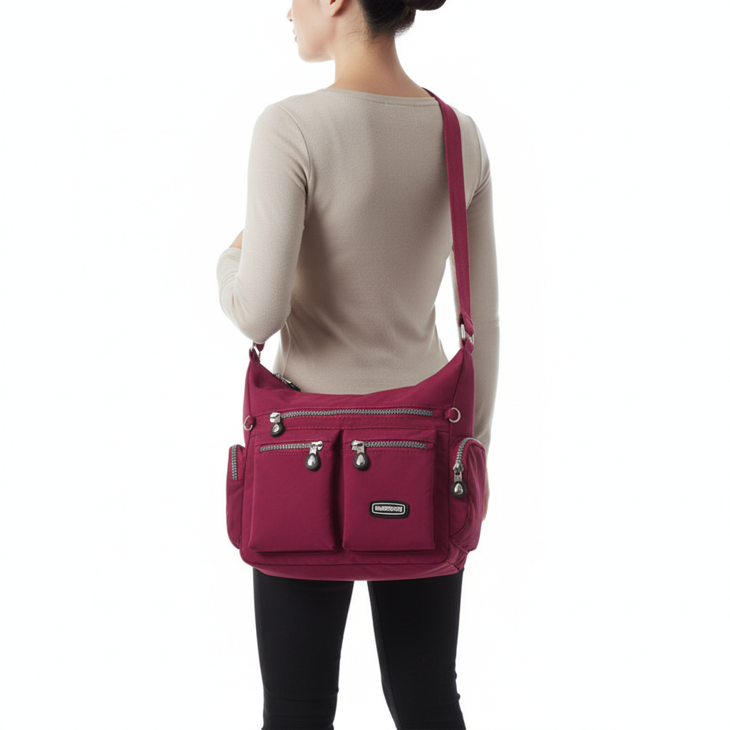 Women Shoulder Bags Multiple Pockets Waterproof Crossbody Bags