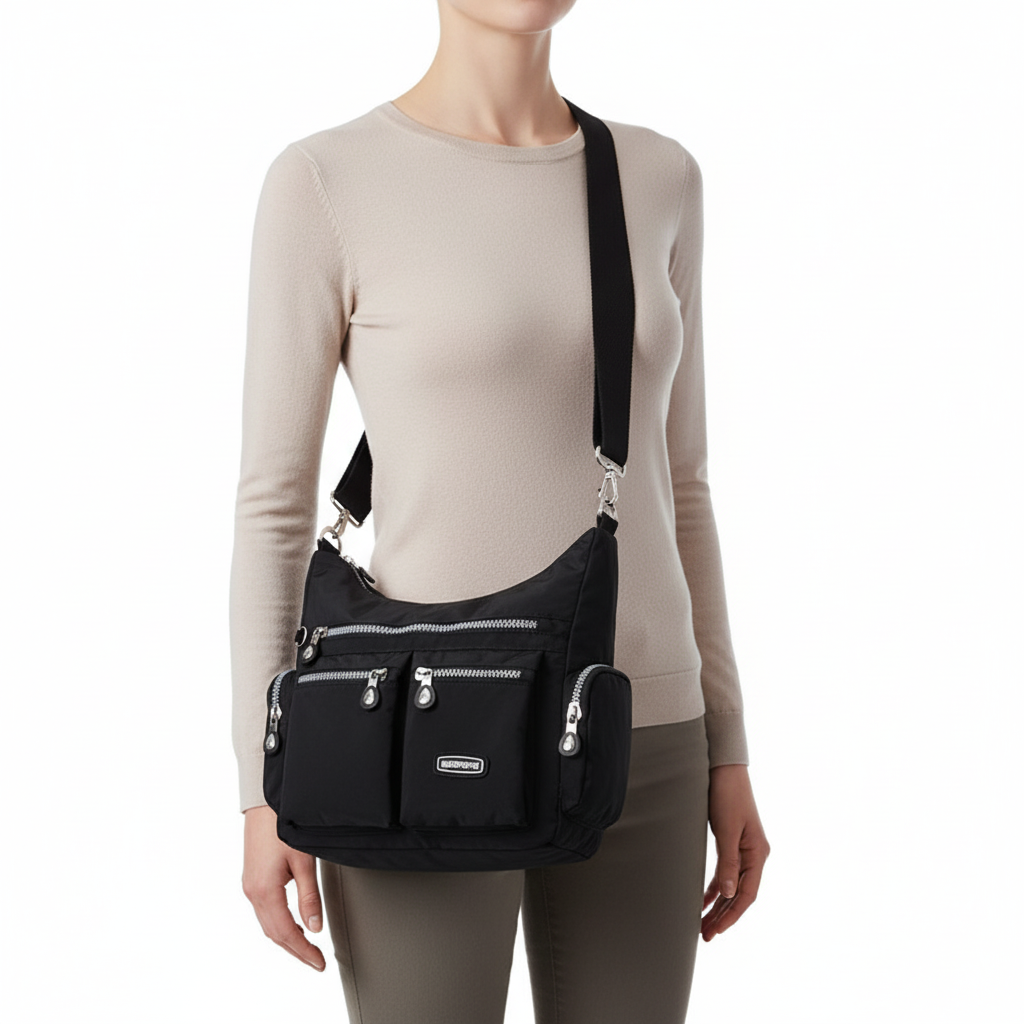 Women Shoulder Bags Multiple Pockets Waterproof Crossbody Bags