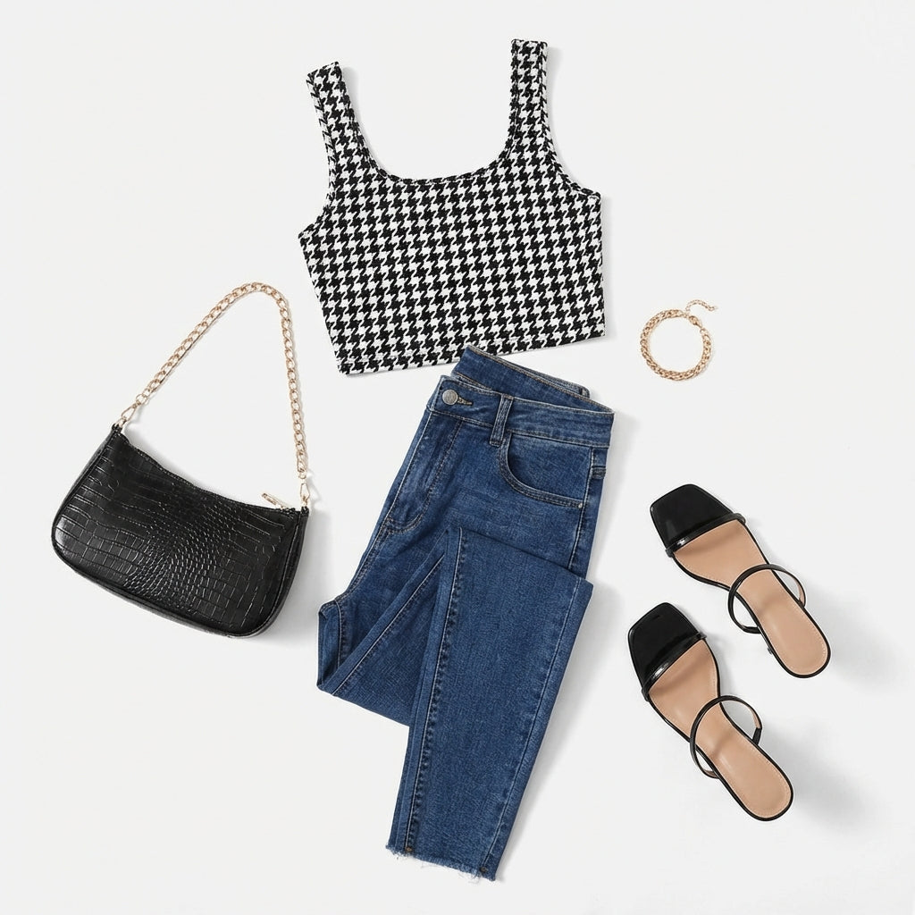 Women's High-Waist Ripped Skinny Jeans