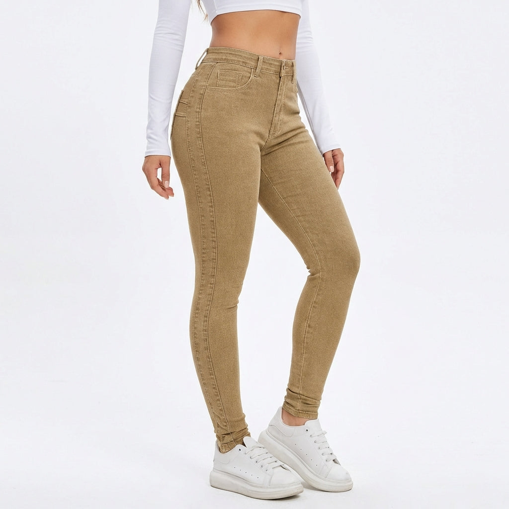 Skinny Stretch Feet Pants Jeans