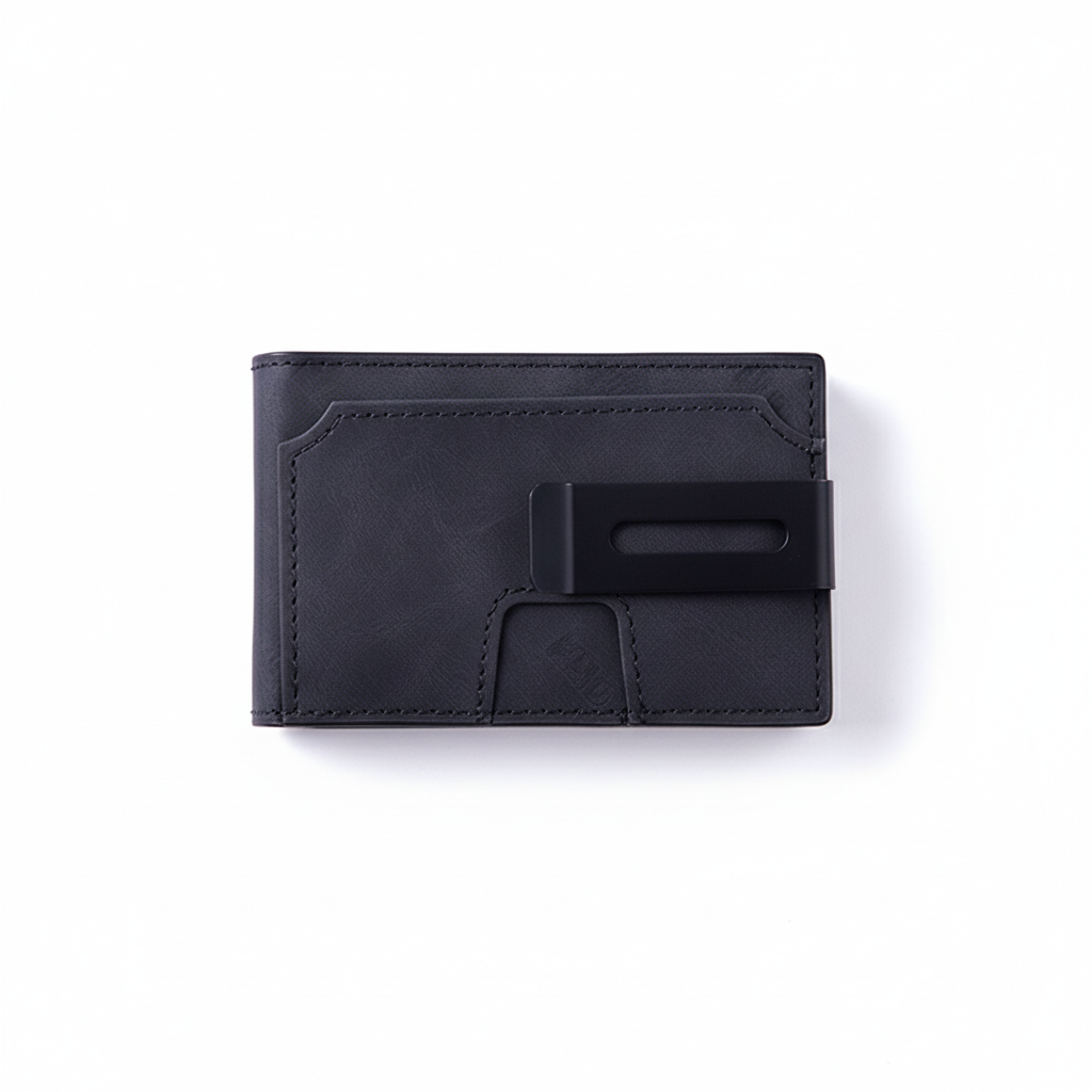 Men’s RFID Blocking Pop-Up Wallet – Slim Aluminum Card Holder with Money Clip