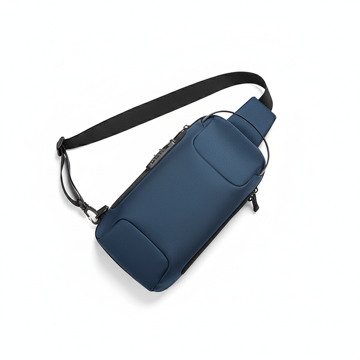 Unisex Waterproof Oxford Chest Bag – Anti-Theft Crossbody Sling Backpack