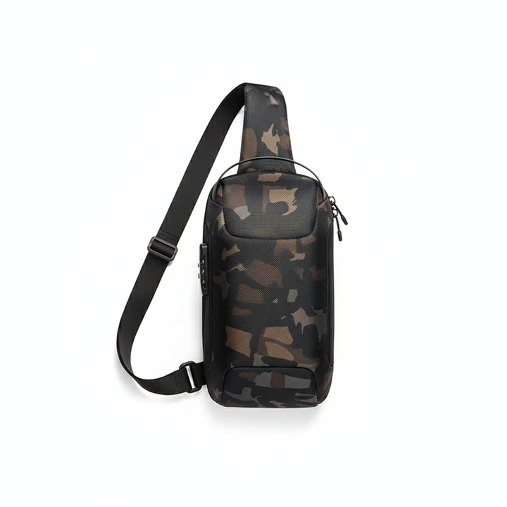 Unisex Waterproof Oxford Chest Bag – Anti-Theft Crossbody Sling Backpack