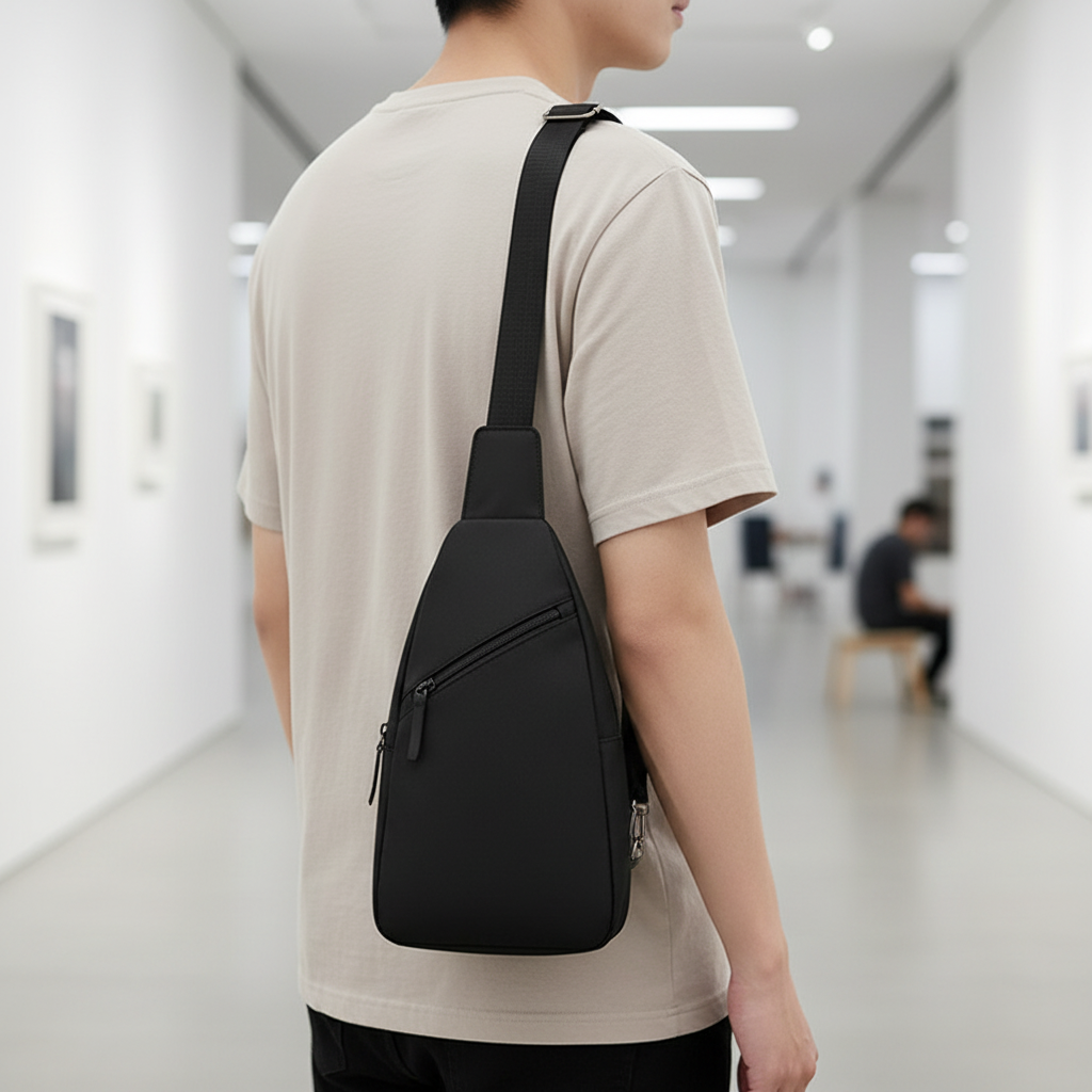 Men Women Sling Bag Chest Fanny Packs Cross Body Travel Sports Shoulder Backpack
