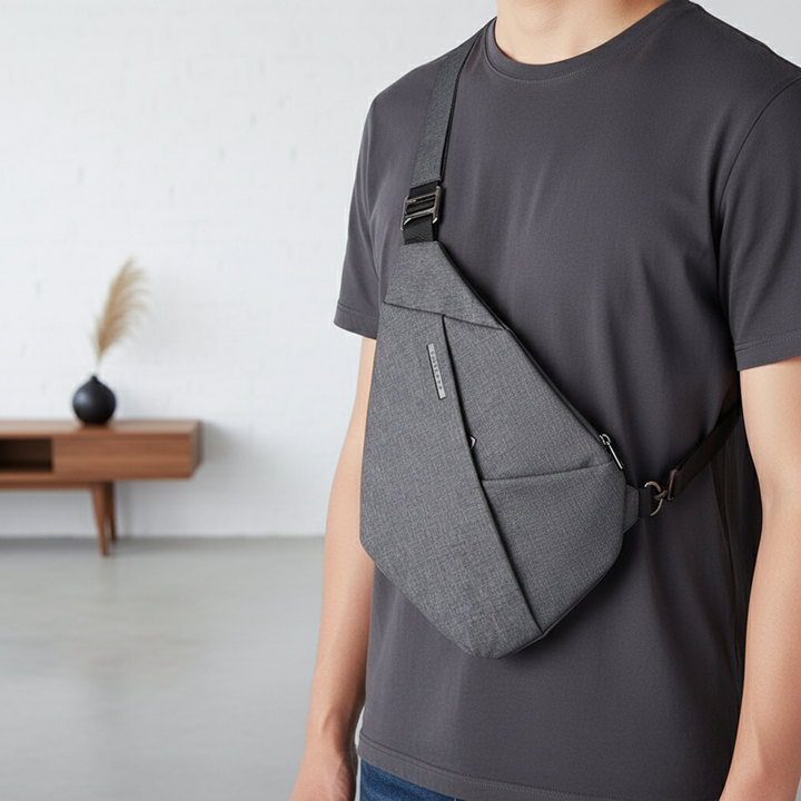 Anti-Theft Sling Crossbody Bag – Casual Polyester Travel Shoulder Bag