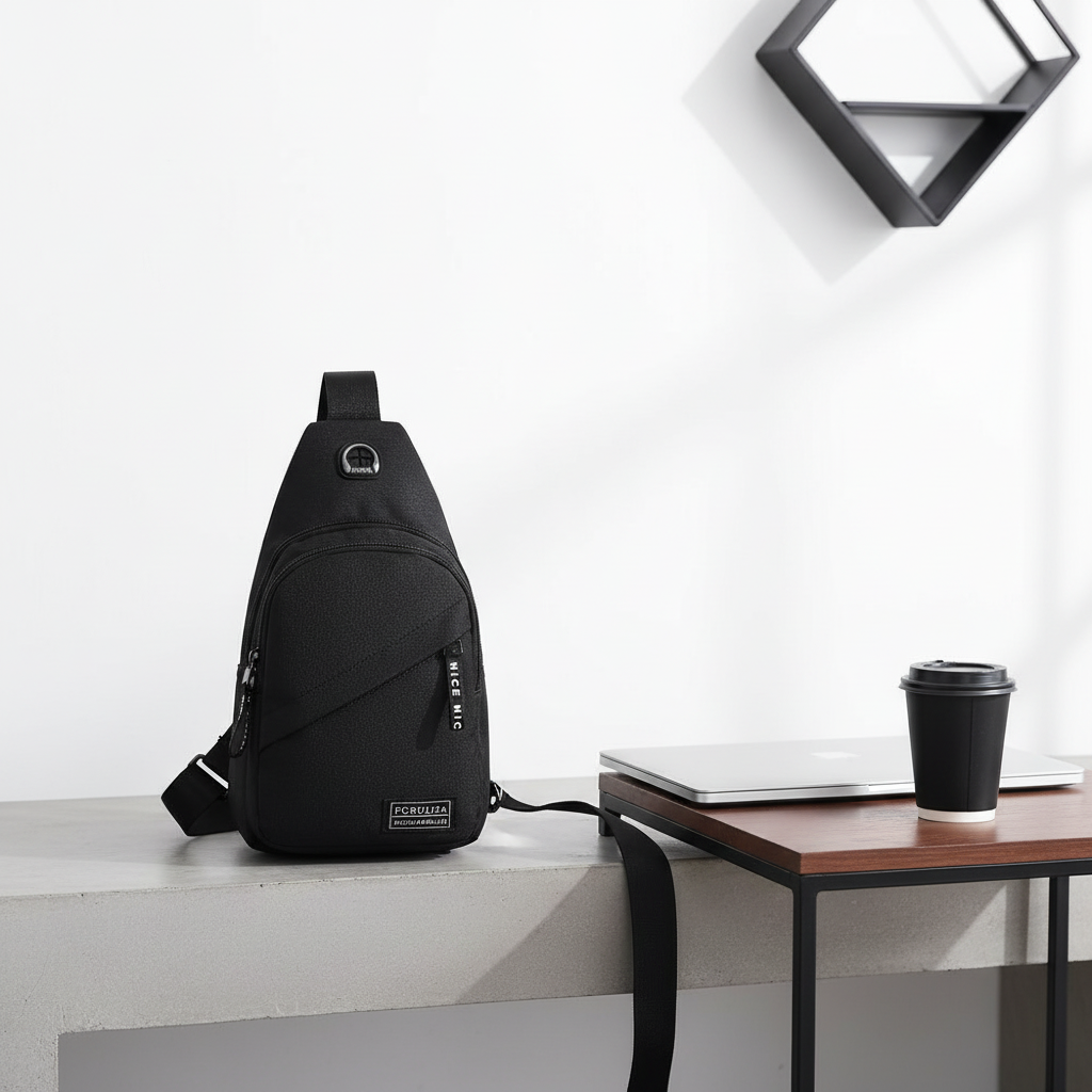 Men Women Sling Bag Chest Fanny Packs Cross Body Travel Sports Shoulder Backpack