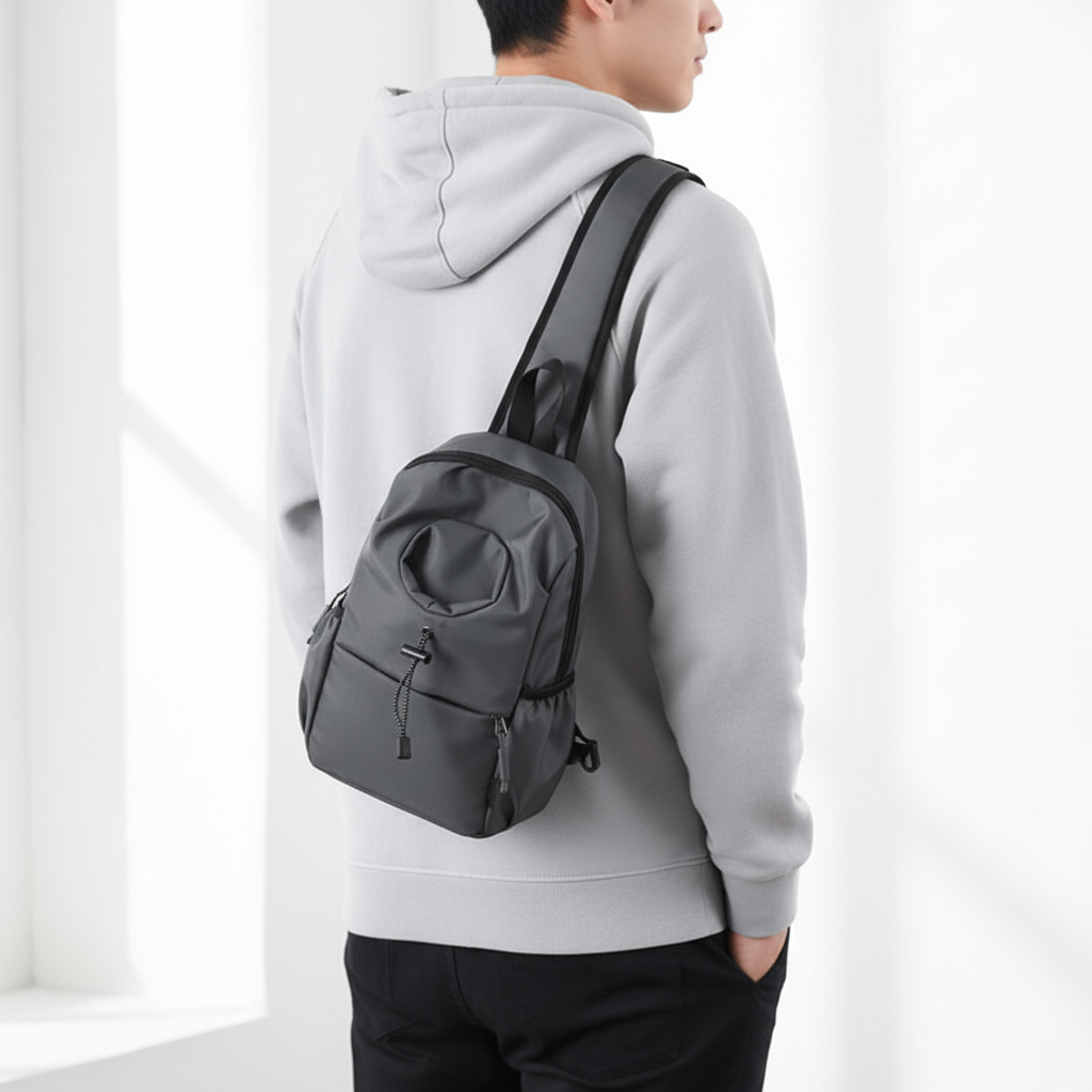 Men's Oxford Cloth Splash-proof Shoulder Crossbody Chest Bag