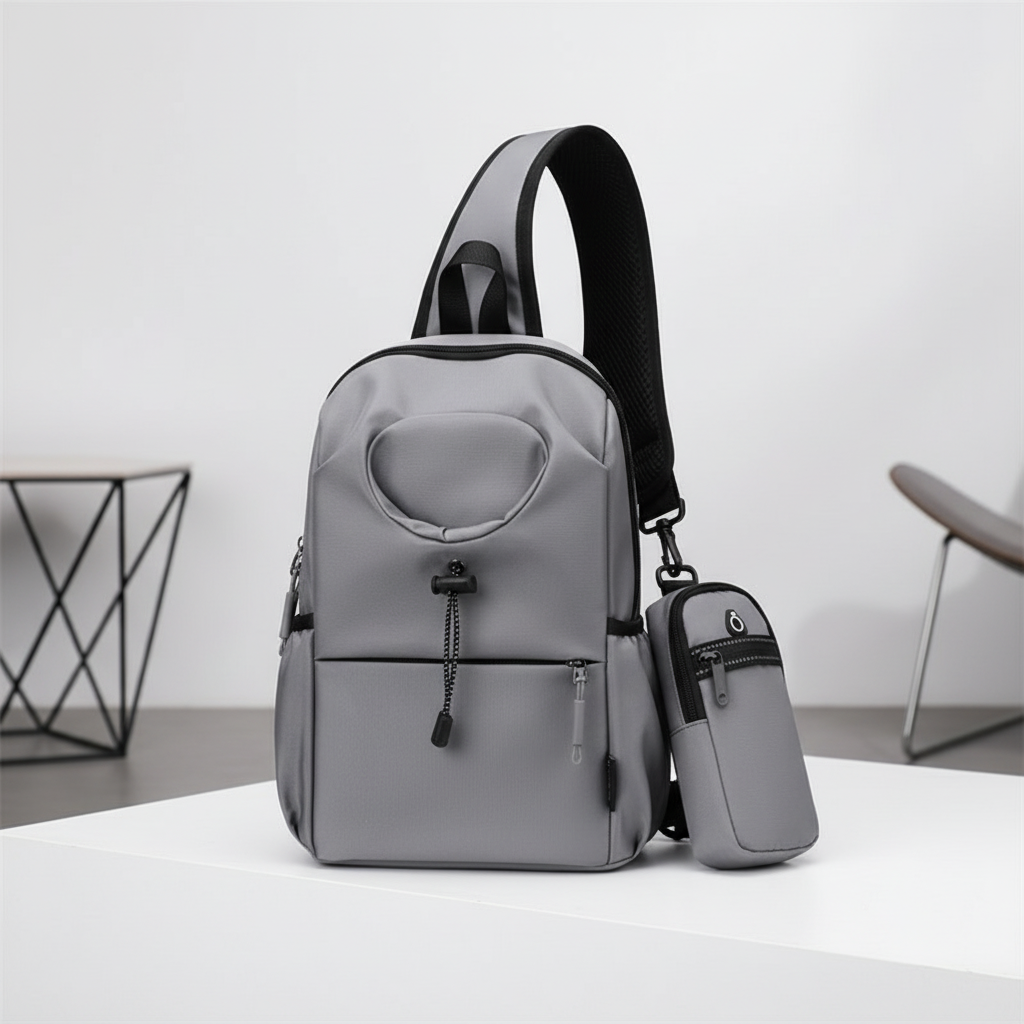 Men's Oxford Cloth Splash-proof Shoulder Crossbody Chest Bag