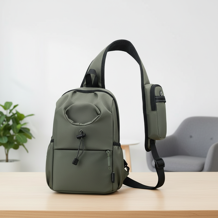 Men's Oxford Cloth Splash-proof Shoulder Crossbody Chest Bag