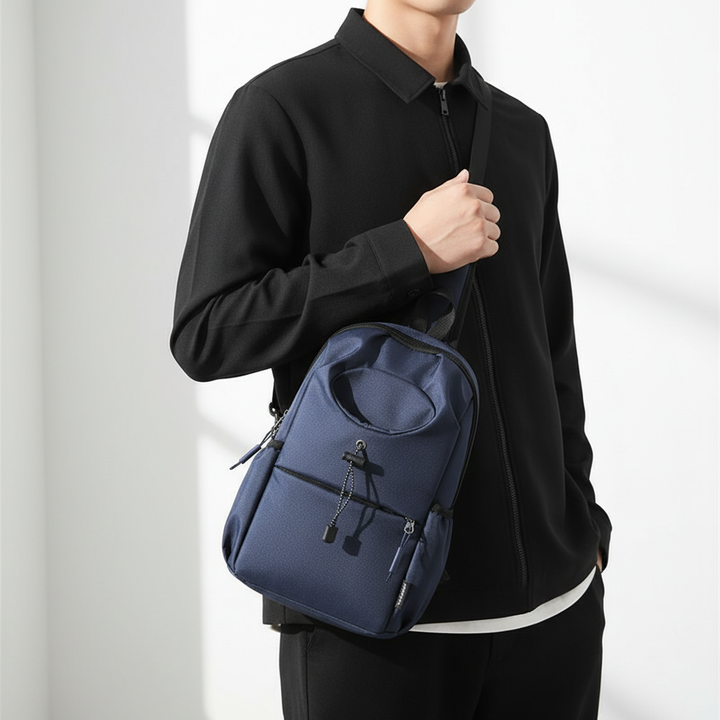 Men's Oxford Cloth Splash-proof Shoulder Crossbody Chest Bag