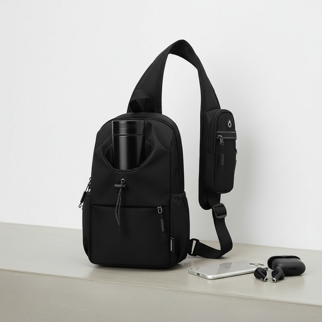 Men's Oxford Cloth Splash-proof Shoulder Crossbody Chest Bag