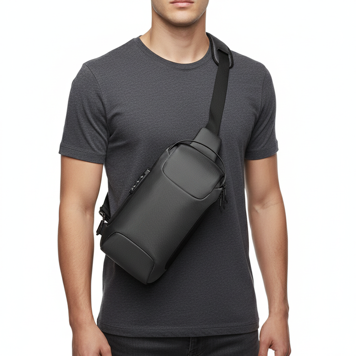 Unisex Waterproof Oxford Chest Bag – Anti-Theft Crossbody Sling Backpack