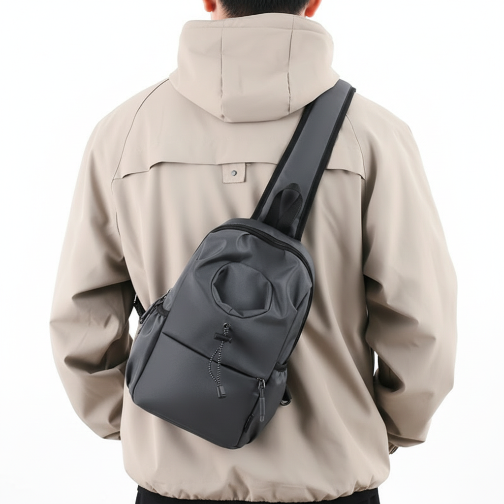 Men's Oxford Cloth Splash-proof Shoulder Crossbody Chest Bag