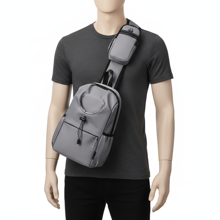 Men's Oxford Cloth Splash-proof Shoulder Crossbody Chest Bag