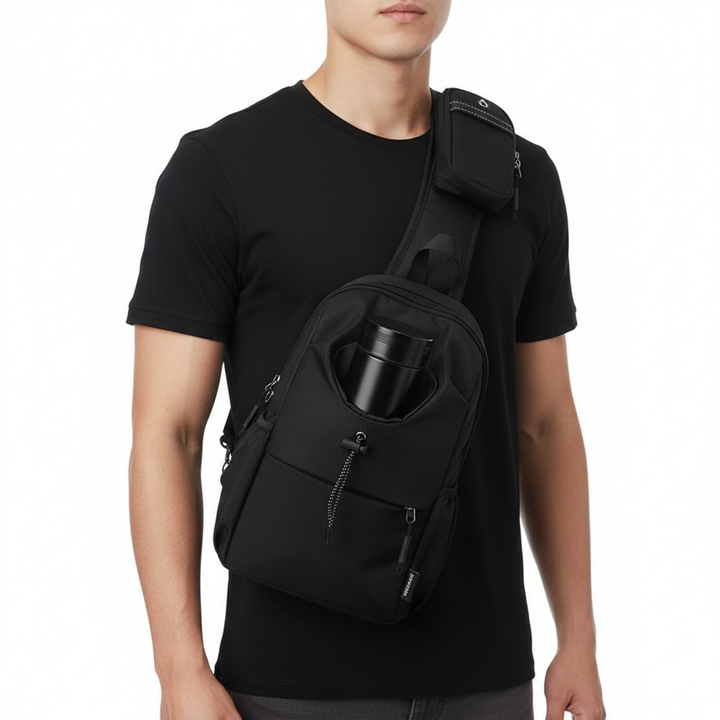Men's Oxford Cloth Splash-proof Shoulder Crossbody Chest Bag
