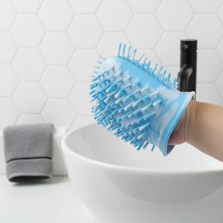 2 In 1 Dog Paw Cleaner Cup Soft Pet Dog Foot Cleaning Washer Brush Cup Portable Pet Foot Washer Paw Clean Brush Foot Cleaning Bucket Pet Products