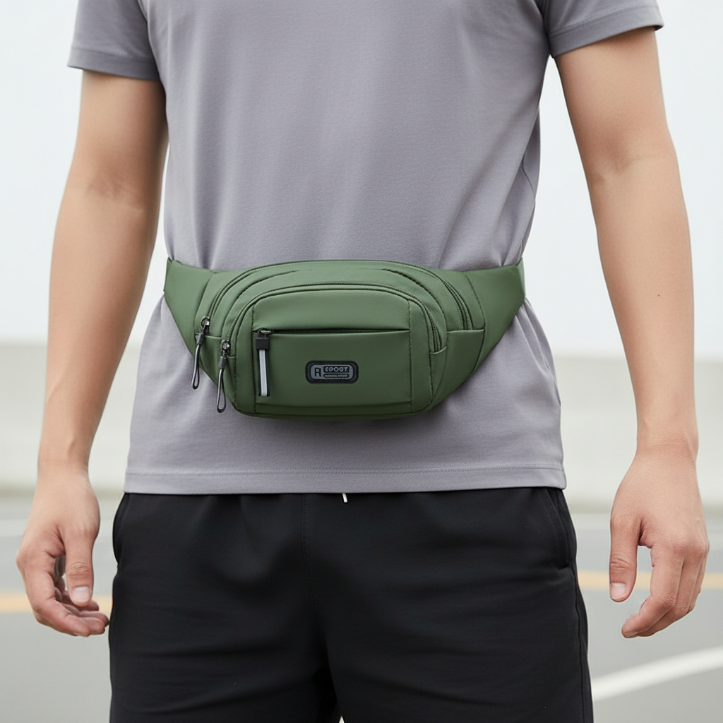 Men's Multifunctional Waist Bag Wear-resistant Waterproof Crossbody Bags