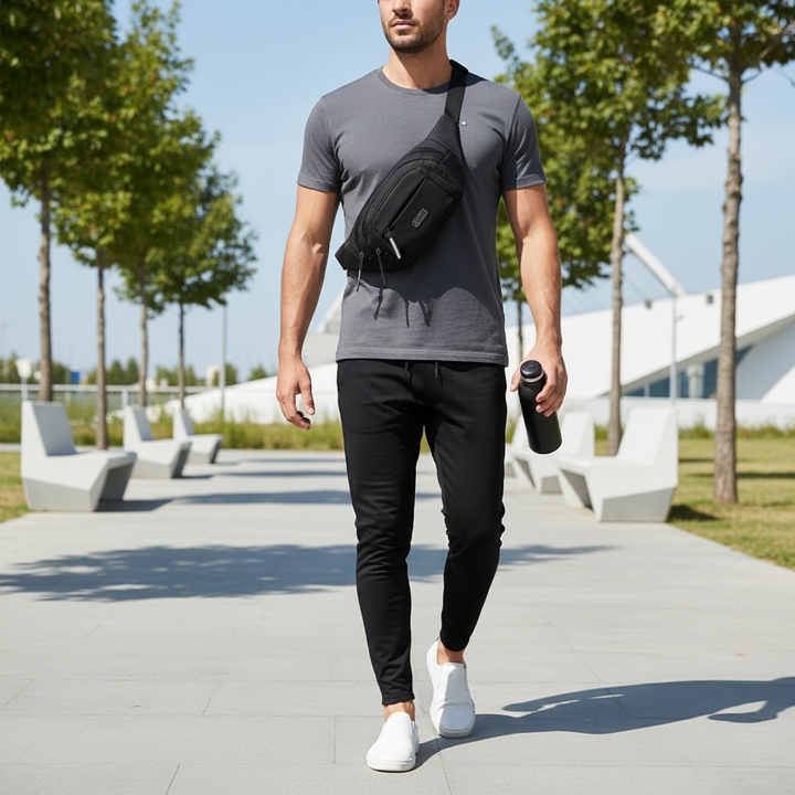 Men's Multifunctional Waist Bag Wear-resistant Waterproof Crossbody Bags