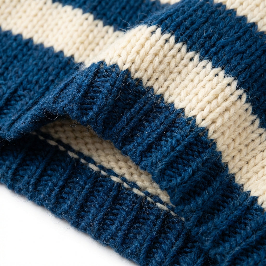 Loose Striped Pullover Sweater Fashion Versatile Long-sleeved Knitted Tops For Women Clothing