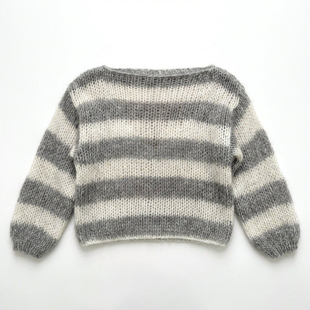 Loose Striped Pullover Sweater Fashion Versatile Long-sleeved Knitted Tops For Women Clothing