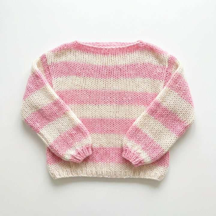 Loose Striped Pullover Sweater Fashion Versatile Long-sleeved Knitted Tops For Women Clothing