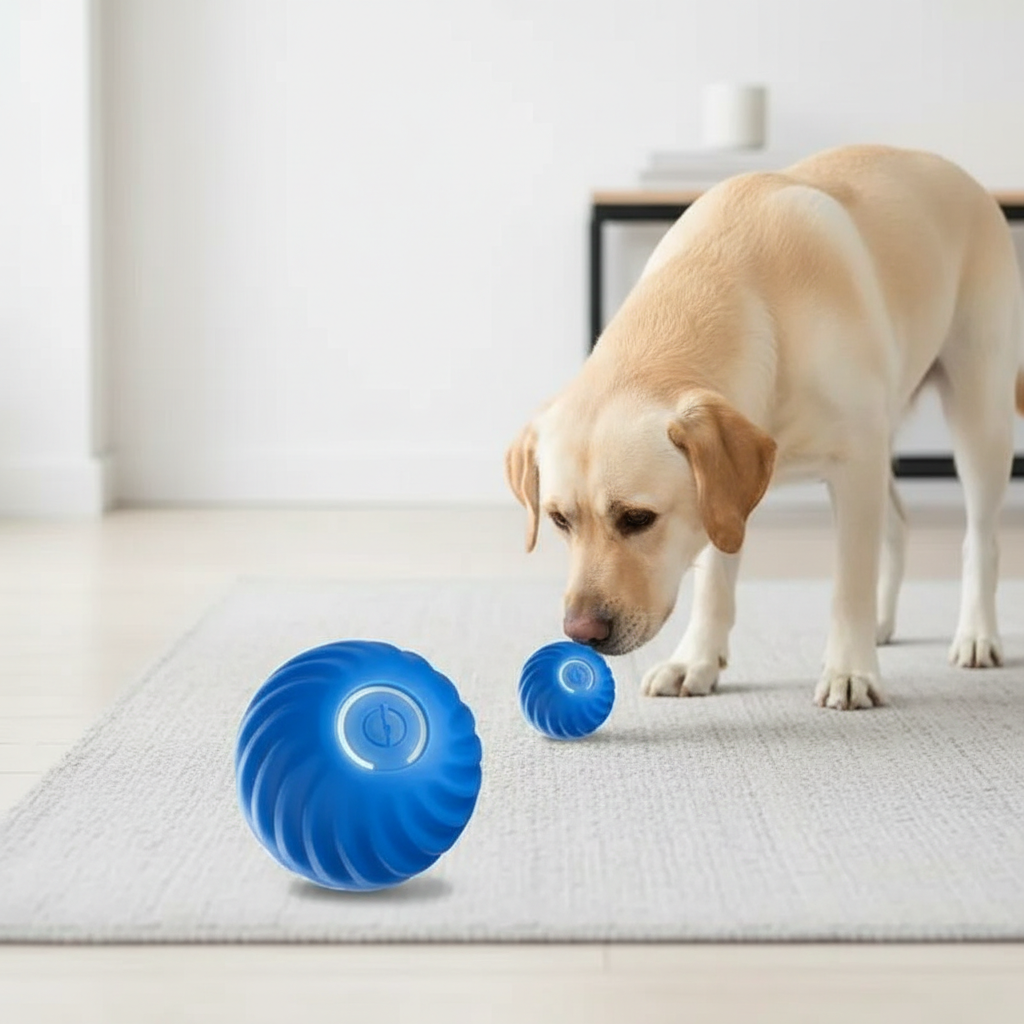 Blue And Orange Pet Bouncing Ball Fun Pet Bouncing Ball For Cats And Dogs,Self-pickup Only