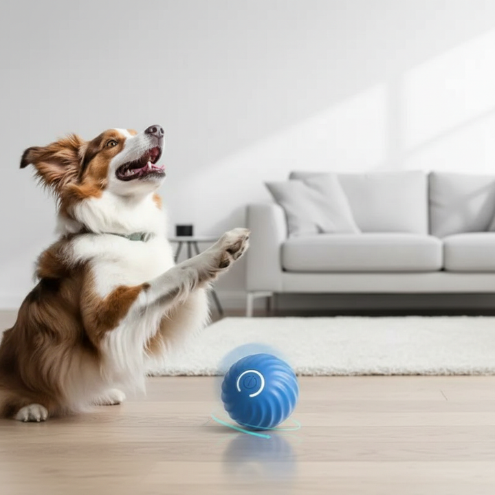 Blue And Orange Pet Bouncing Ball Fun Pet Bouncing Ball For Cats And Dogs,Self-pickup Only