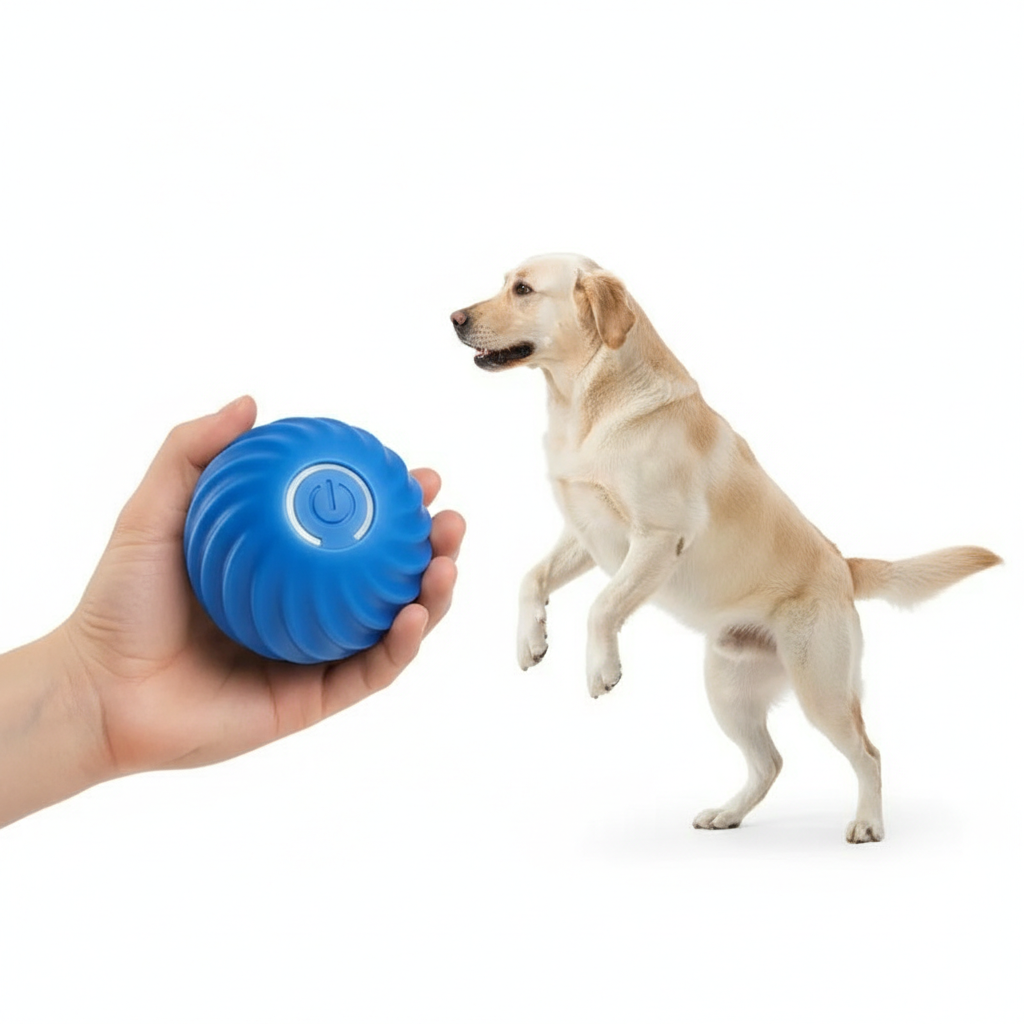 Blue And Orange Pet Bouncing Ball Fun Pet Bouncing Ball For Cats And Dogs,Self-pickup Only