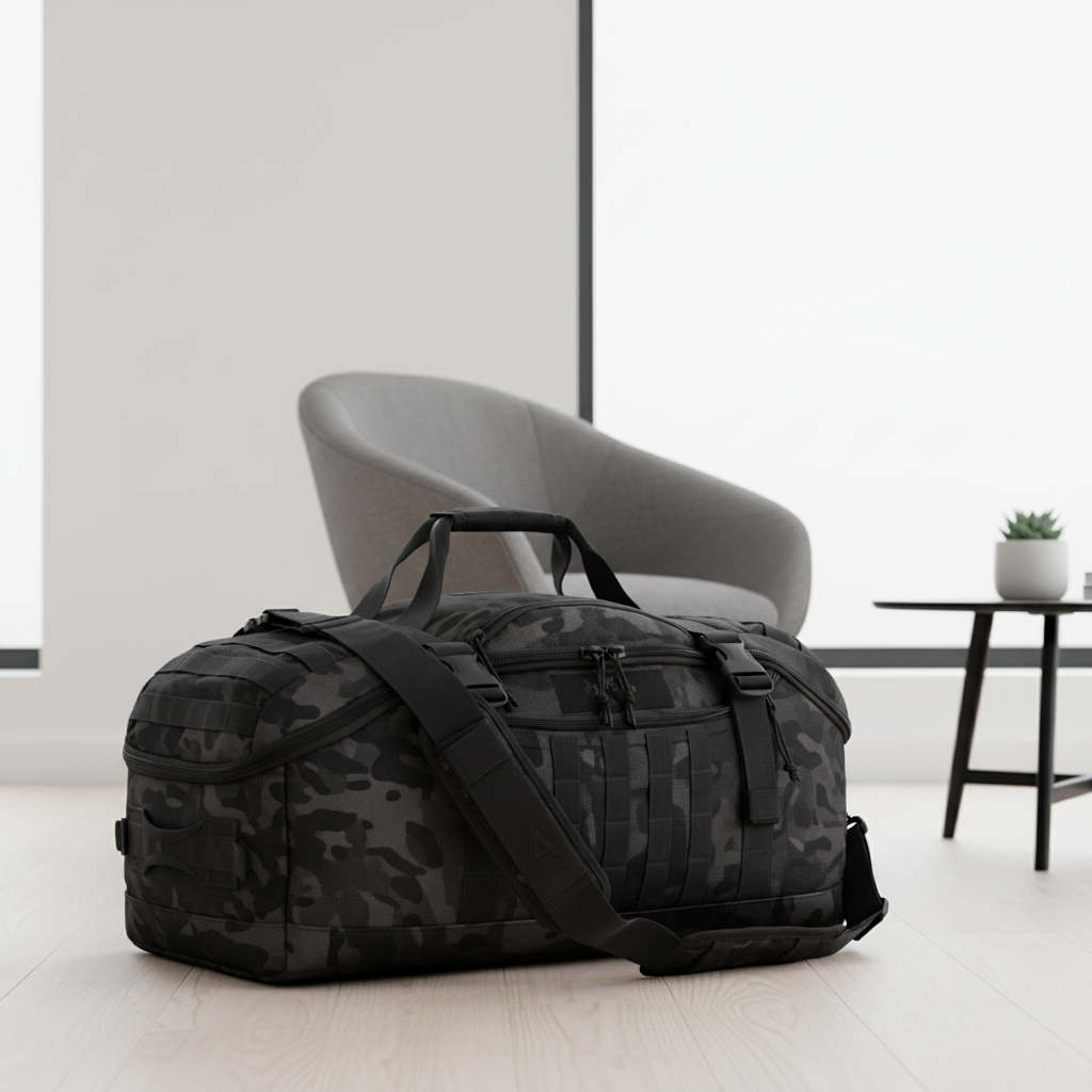 85L Tactical Gym Duffle Bag – Waterproof 3-in-1 Travel Backpack