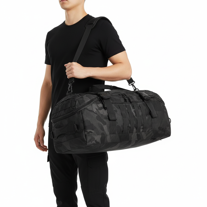 85L Tactical Gym Duffle Bag – Waterproof 3-in-1 Travel Backpack