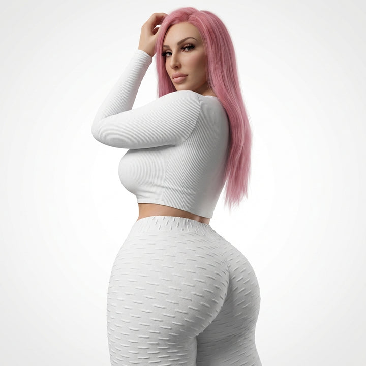 Booty Lifting Anti Cellulite Scrunch Leggings Without Pocket