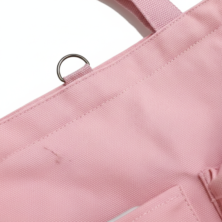 Harajuku Canvas Bags Students Handbag With Pockets Preppy Buckpack Shoulder Bag For Women Shoolbags