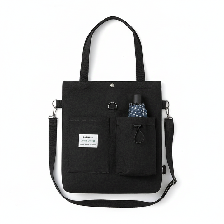 Harajuku Canvas Bags Students Handbag With Pockets Preppy Buckpack Shoulder Bag For Women Shoolbags