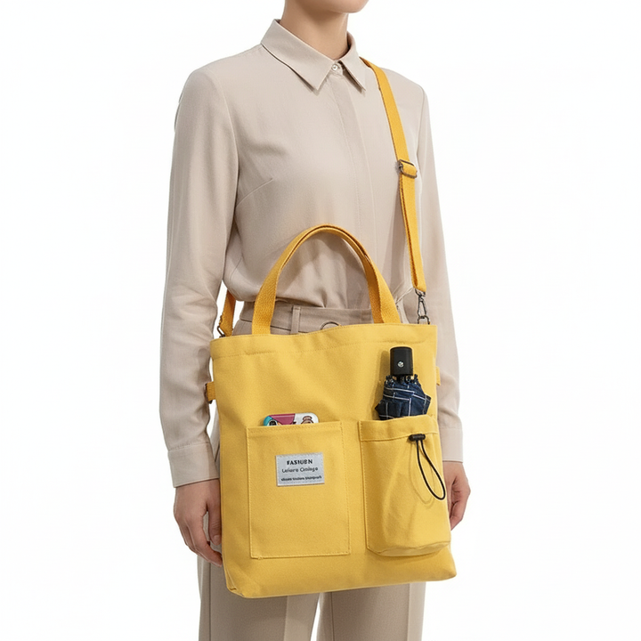 Harajuku Canvas Bags Students Handbag With Pockets Preppy Buckpack Shoulder Bag For Women Shoolbags
