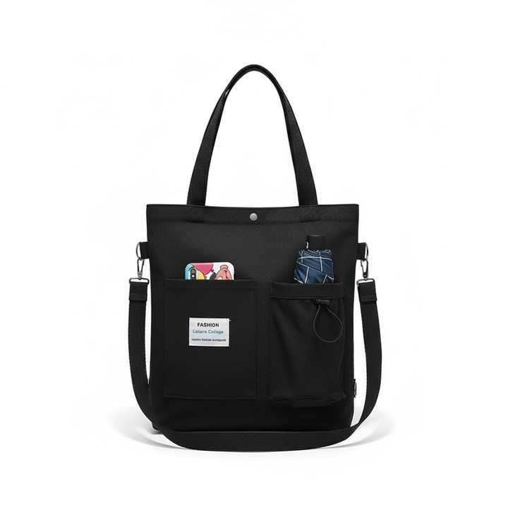 Harajuku Canvas Bags Students Handbag With Pockets Preppy Buckpack Shoulder Bag For Women Shoolbags