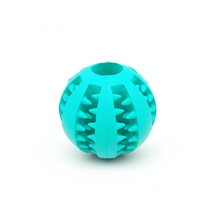 Pet Slow Feeder Dog Toy Cute Funny Rubber Dog Ball Toy