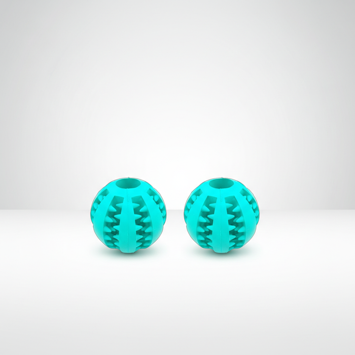 Pet Slow Feeder Dog Toy Cute Funny Rubber Dog Ball Toy
