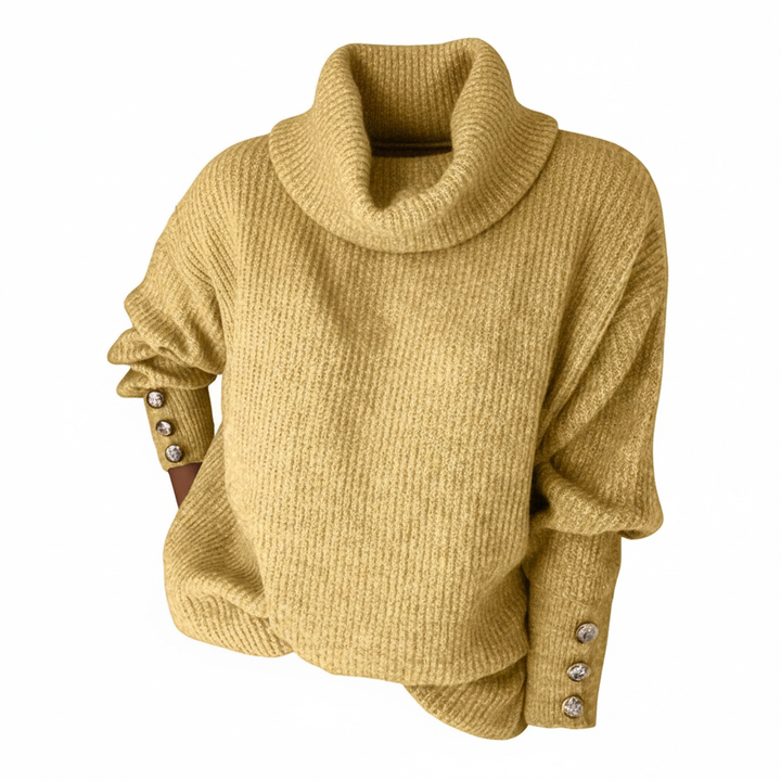 Women's Lapel Pullover Knit Sweater