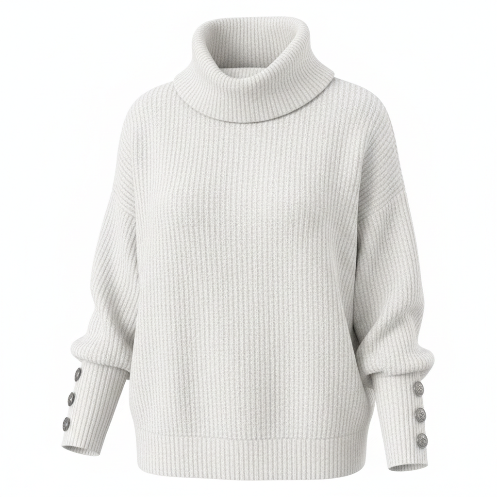 Women's Lapel Pullover Knit Sweater
