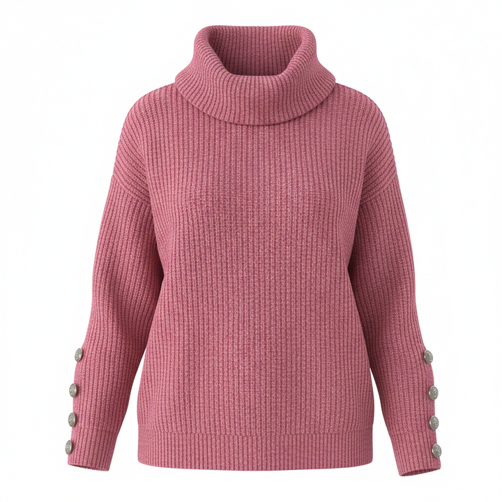 Women's Lapel Pullover Knit Sweater
