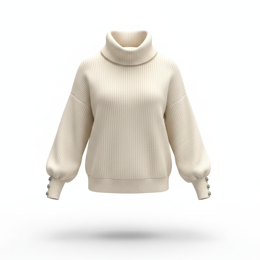 Women's Lapel Pullover Knit Sweater