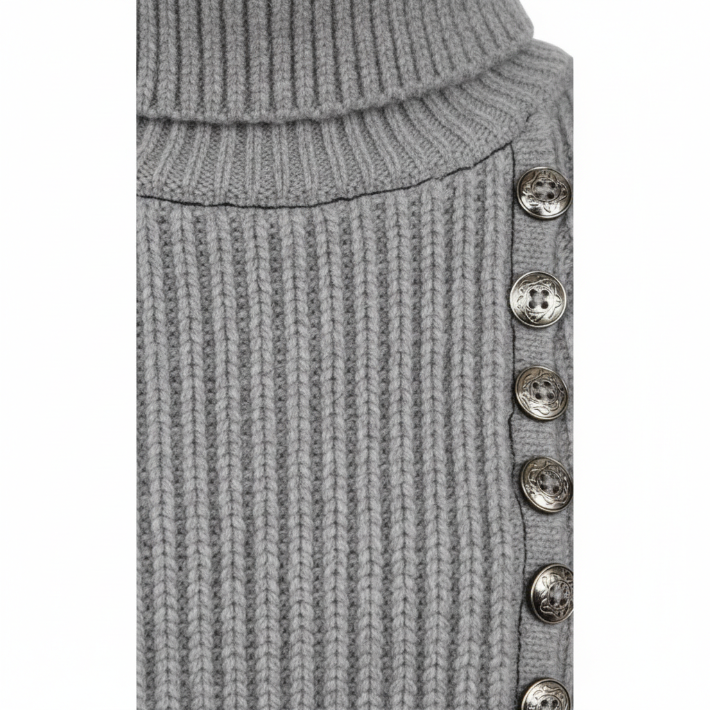 Women's Lapel Pullover Knit Sweater