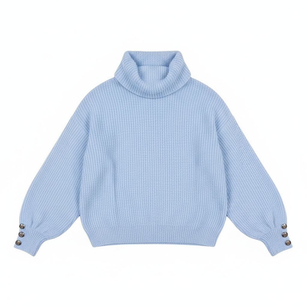 Women's Lapel Pullover Knit Sweater