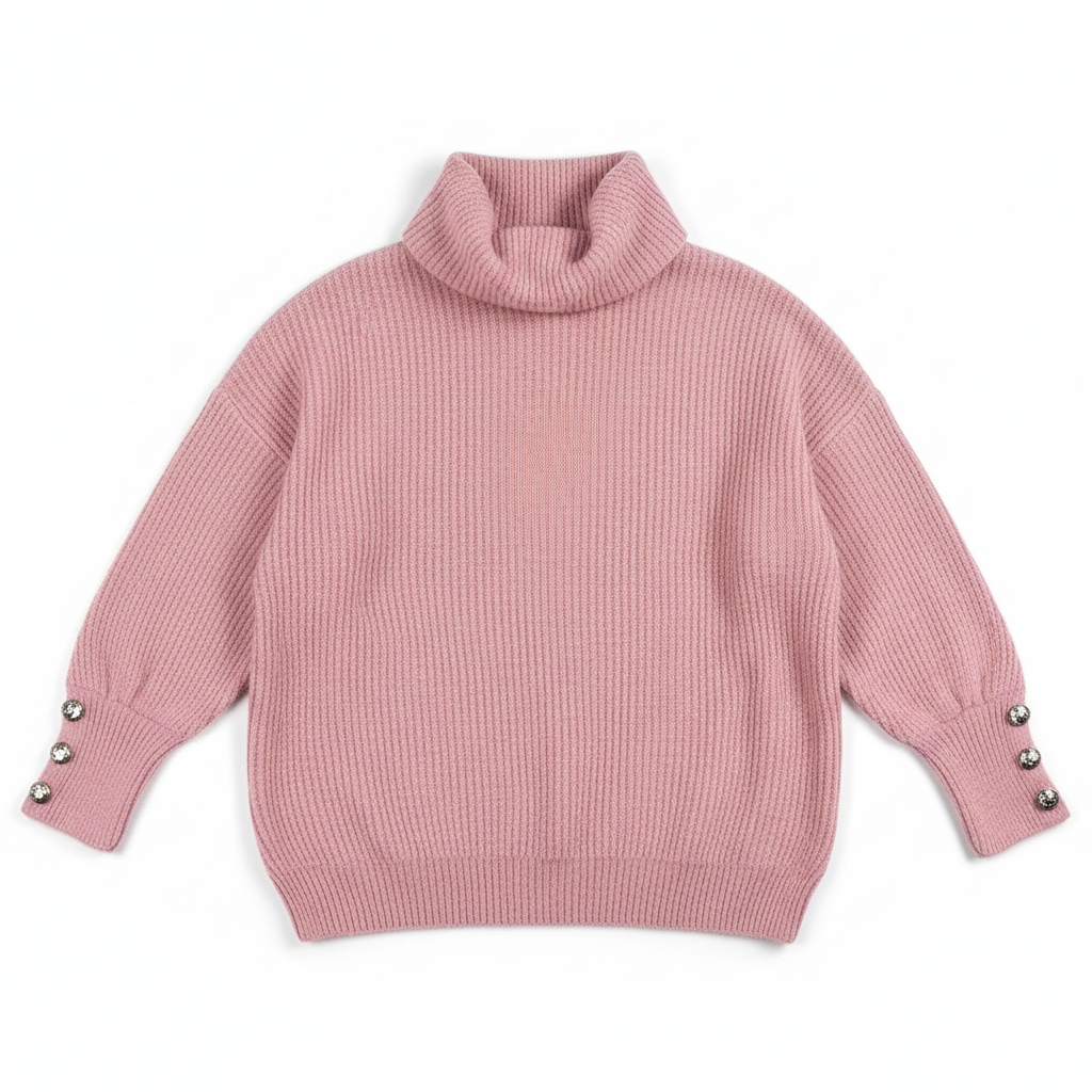 Women's Lapel Pullover Knit Sweater