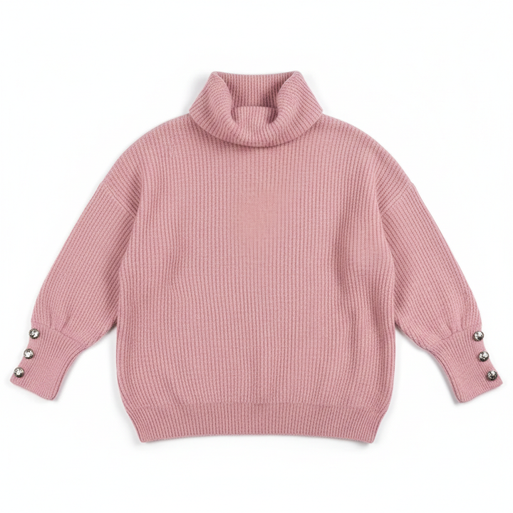 Women's Lapel Pullover Knit Sweater