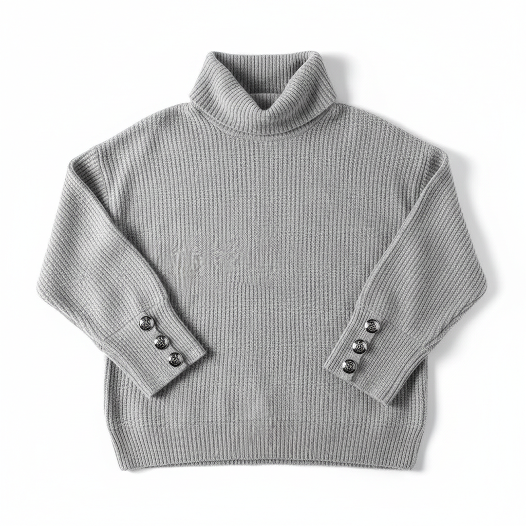 Women's Lapel Pullover Knit Sweater