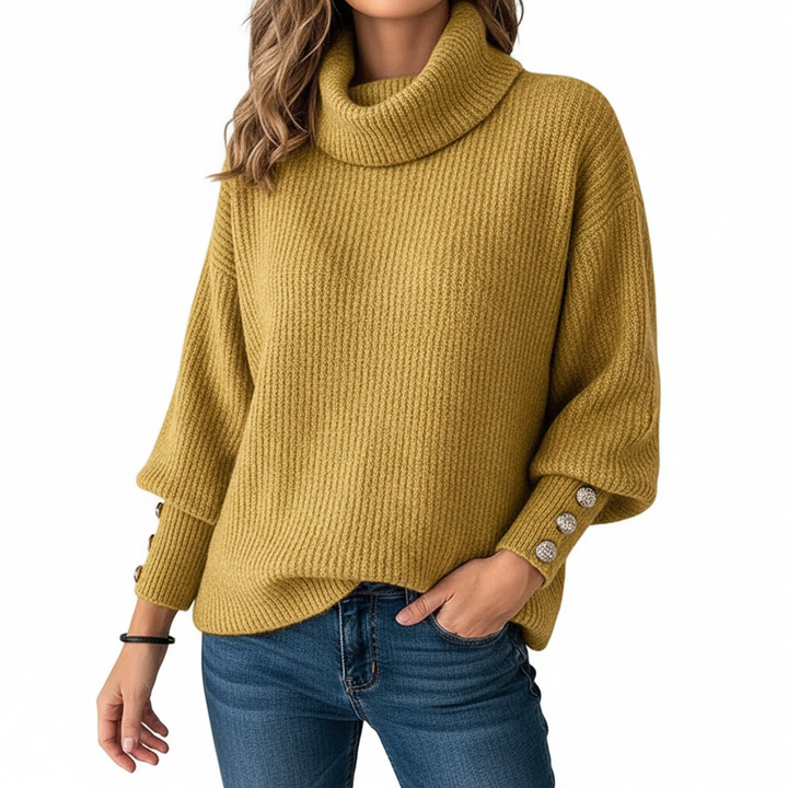 Women's Lapel Pullover Knit Sweater