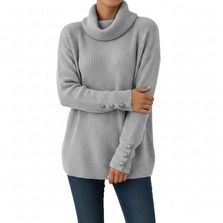 Women's Lapel Pullover Knit Sweater