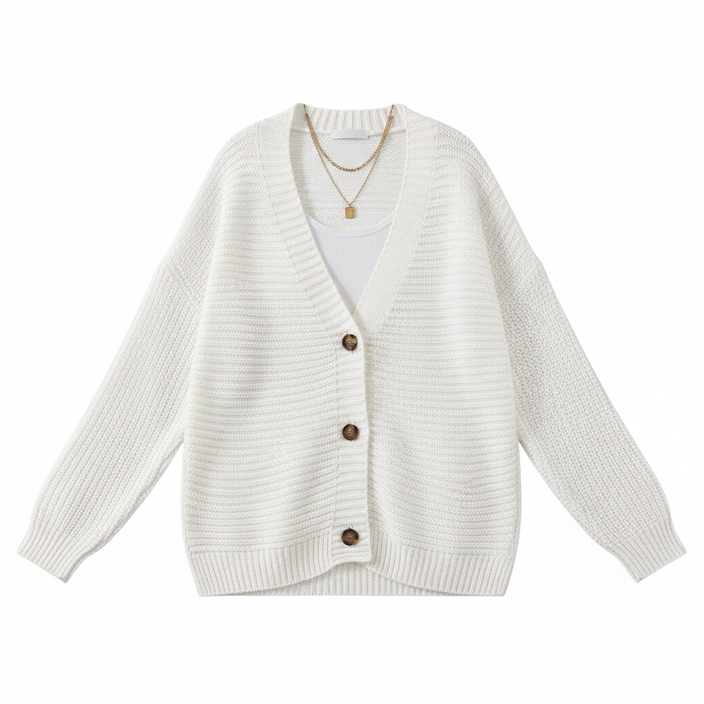 Women's Knitted Cardigan Loose Sweater