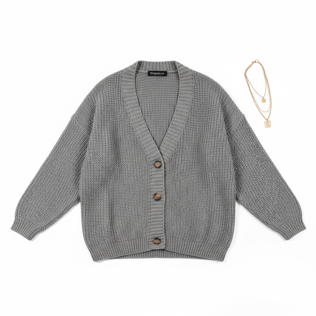Women's Knitted Cardigan Loose Sweater